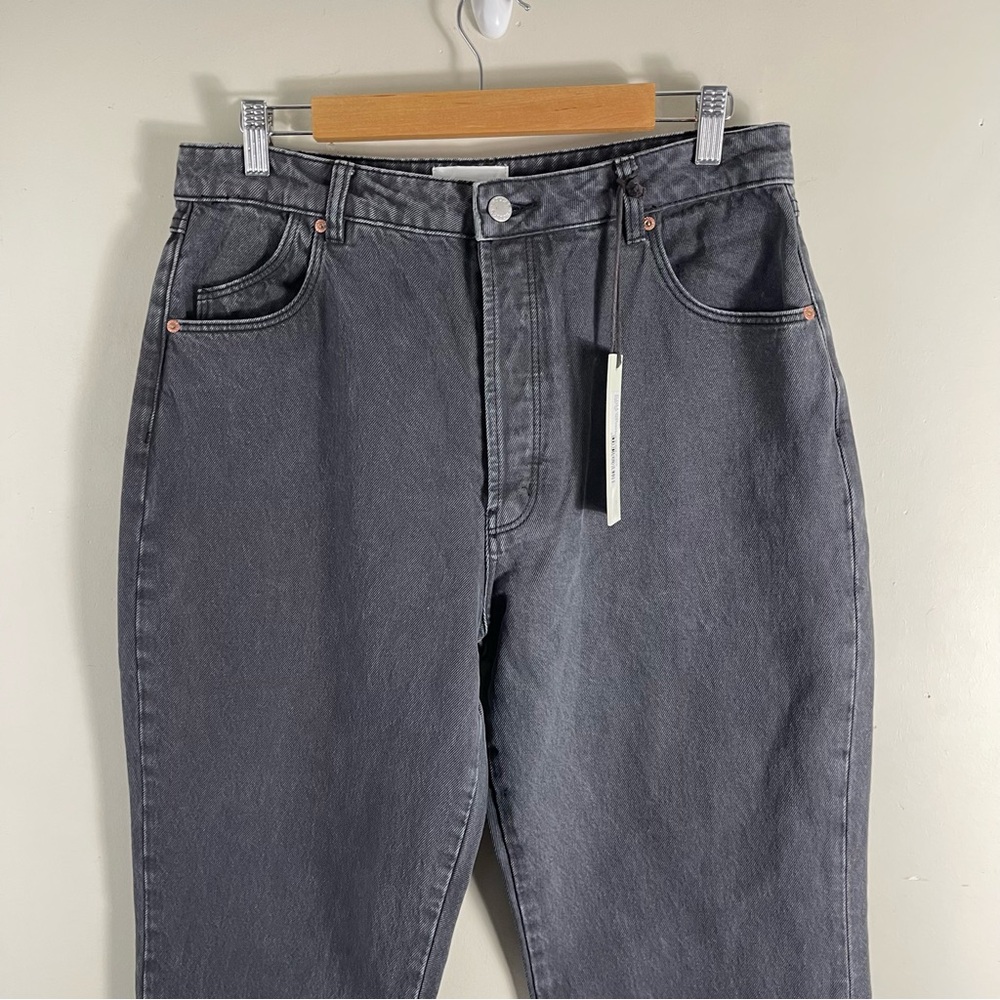 ROLLA'S Women's Straight Leg Jeans in Charcoal Gray - Picture 6 of 16